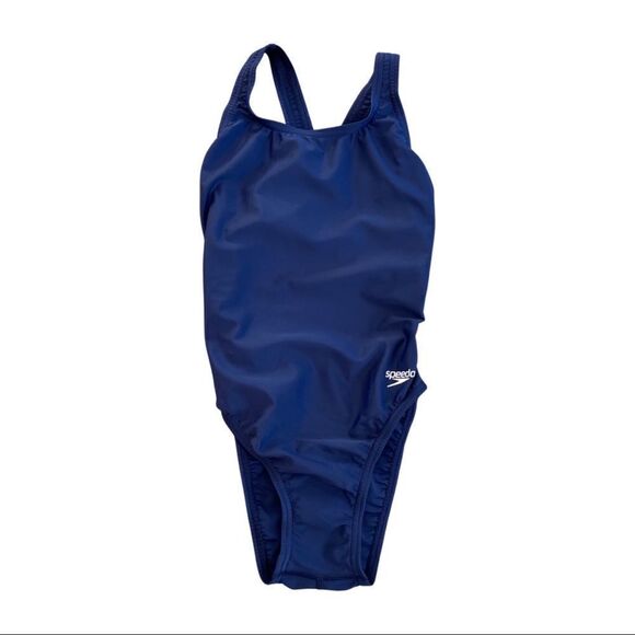 Speedo Women’s Performance Navy Moderate Ultraback ProLT One Piece Swimsuit - Picture 5 of 10
